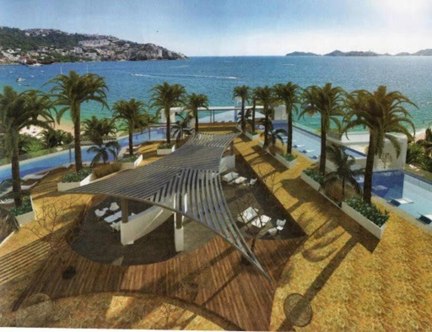 Departamento En Acapulco Con Inmejorable Vista Lägenhet Exteriör bild